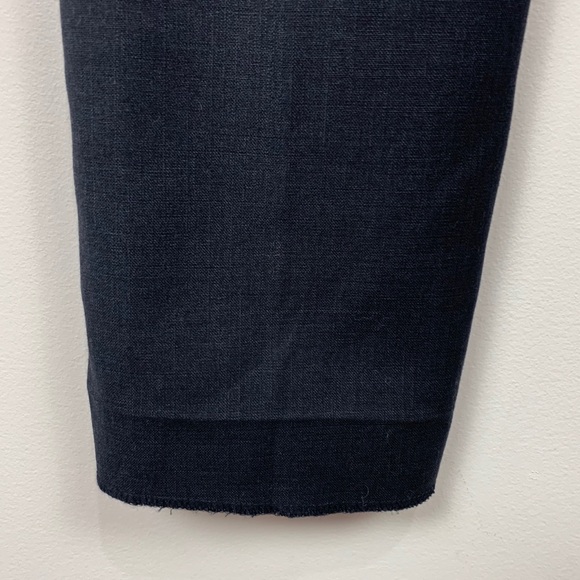 Theory Jake W Osorno Wool Trousers in Navy - Picture 5 of 6